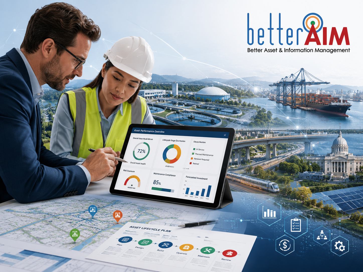 BetterAIM asset management workflow application preview